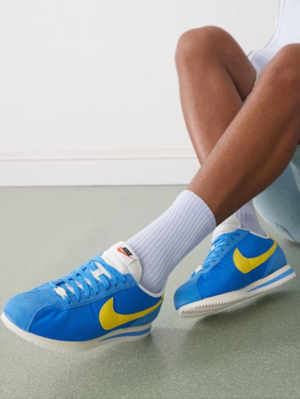 Nike Cortez TXT Photo Blue Lightning Sail HF0263 402 Size 7